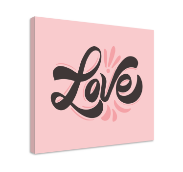 Quadro con frase espressione d'amore - TenStickers