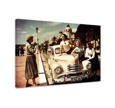 Quadro vintage fascino delle auto d'epoca - TenStickers