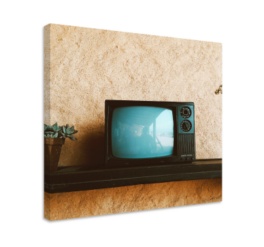Quadro vintage display televisivo retrò - TenStickers
