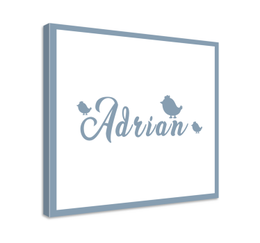 Dipinto con alfabeto e lettere personalizzate - TenStickers