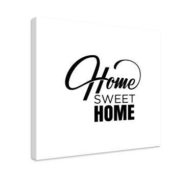 Quadro con frase dimora confortevole - TenStickers