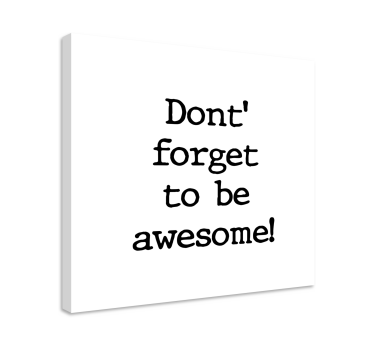Quadro con frase motivazionale - TenStickers