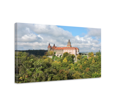Quadro città e paesi paesaggio di castelli storici - TenStickers
