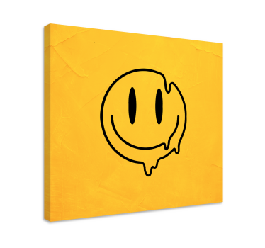 Quadro arte Icona smile liquido - TenStickers