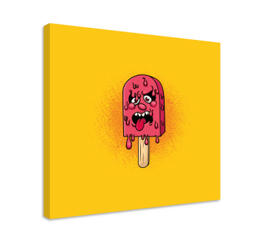 Quadro con testo dolcezza che cola e si scioglie - TenStickers