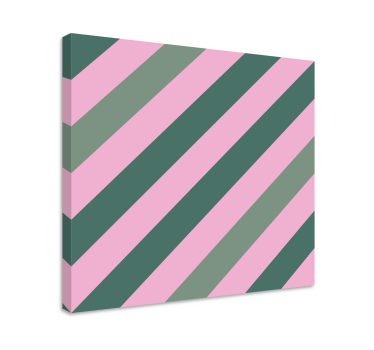 Dipinto geometrico motivo a strisce diagonali - TenStickers