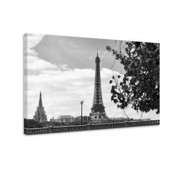 Quadro città e paesi prospettiva torre eiffel - TenStickers