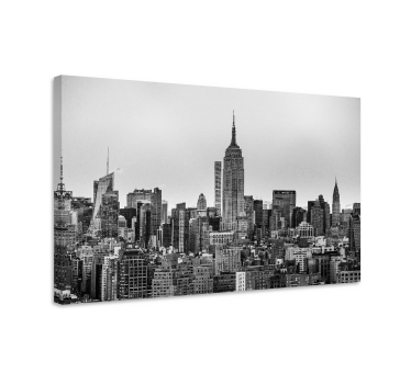 Quadro città e paesi silhouette di new york - TenStickers