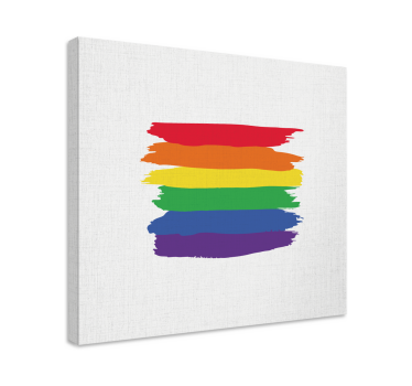 Quadro vintage design a righe bold - TenStickers