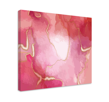 Quadro astratto vortice di marmo rosa - TenStickers