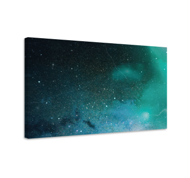 Quadro astratto scena celestiale stellata - TenStickers