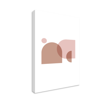 Dipinto geometrico forme astratte minimaliste - TenStickers