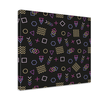 Dipinto geometrico motivo di forme geometriche - TenStickers
