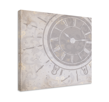 Quadro astratto design elegante dell'orologio - TenStickers