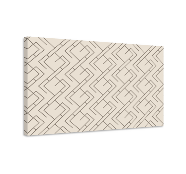 Dipinto geometrico motivo lineare elegante - TenStickers