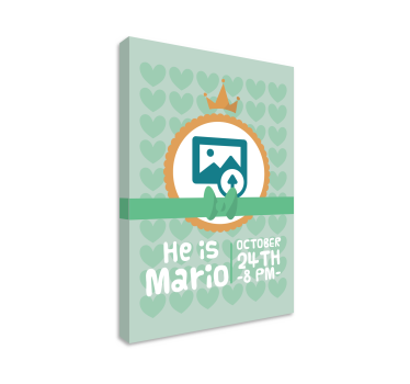Quadri cameretta neonato È mario - TenStickers