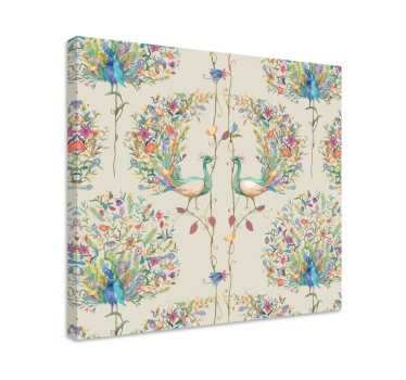Quadro uccelli Giardino e uccelli dall'arredamento eclettico - TenStickers