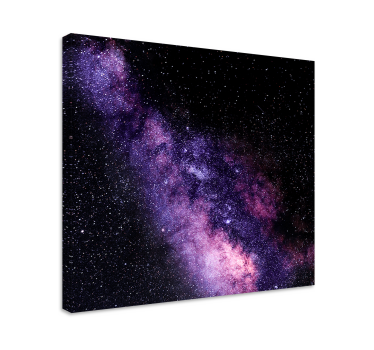 Quadro paesaggio Bella vista viola dello spazio - TenStickers