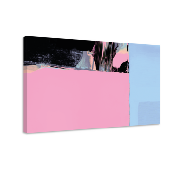 Quadro astratto segmenti di colore astratti - TenStickers