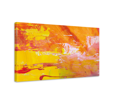 Quadro astratto flusso di colore vibrante - TenStickers