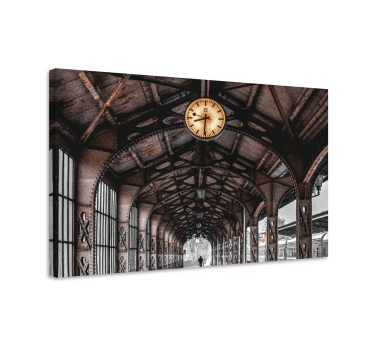 Quadro città e paesi stazione ferroviaria storica - TenStickers