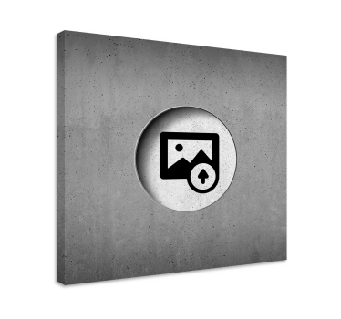 Quadro cemento grezzo personalizzabile - TenStickers