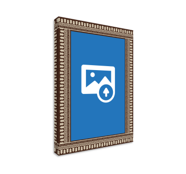 Quadro con nome cornice personalizzata per foto bohémien - TenStickers