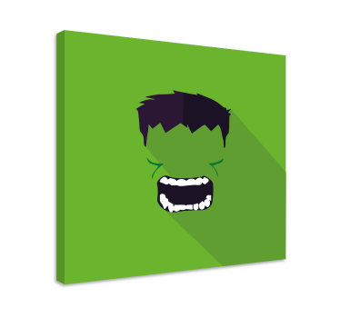 Quadro stampe supereroi supereroe verde - TenStickers