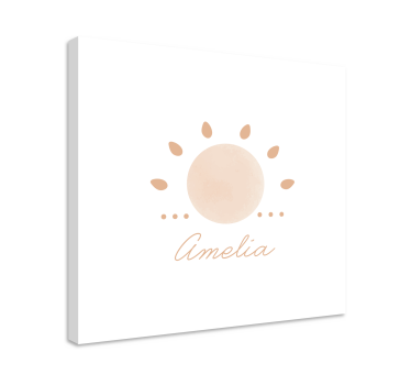quadri personalizzati con scritte e sole - TenStickers