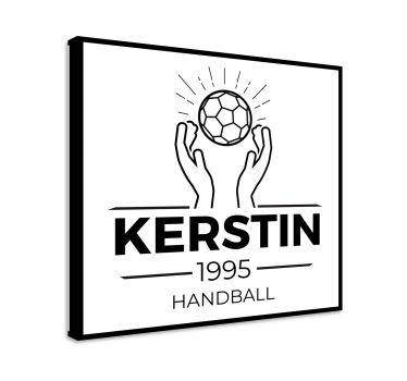 Quadro per ragazzi design personalizzato per pallamano - TenStickers