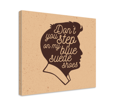 Quadro con citazione di Elvis Presley - TenStickers