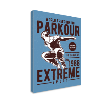 Quadro con il tema parkour - TenStickers