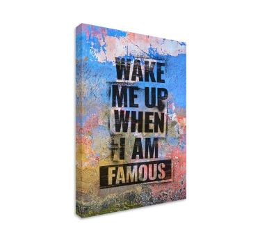 Quadro con scritta effetto graffito - TenStickers