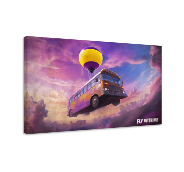 Quadro Videogioco Autobus Volante - TenStickers