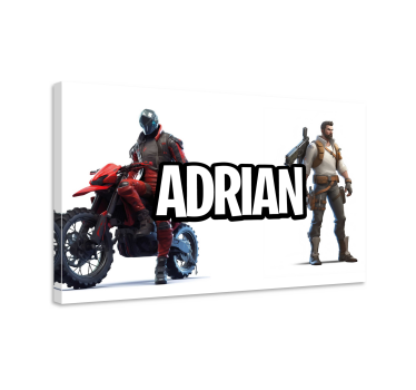 Stampa su Tela Nome Personalizzabile Videogioco - TenStickers
