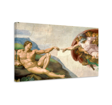 Quadro arte la Creazione di Adamo  - TenStickers