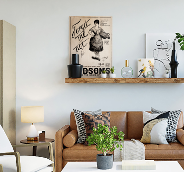 Quadro vintage cartel publicitario vintage - TenStickers