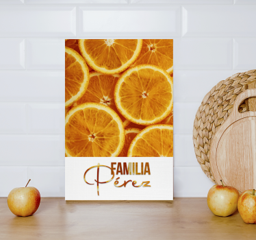 Quadro arance famiglia personalizzabile - TenStickers