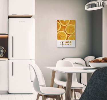 Quadro arance famiglia personalizzabile - TenStickers