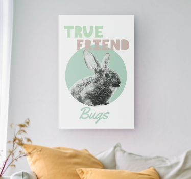 Quadro personalizzabile animale domestico vero amico  - TenStickers