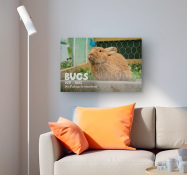 Quadro epitaffio animale domestico personalizzabile - TenStickers