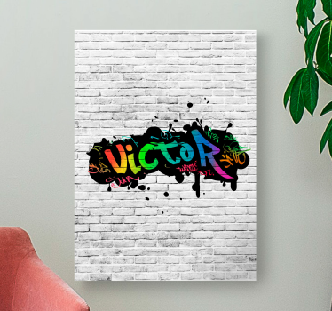 Quadro camera da letto nome personalizzato - TenStickers