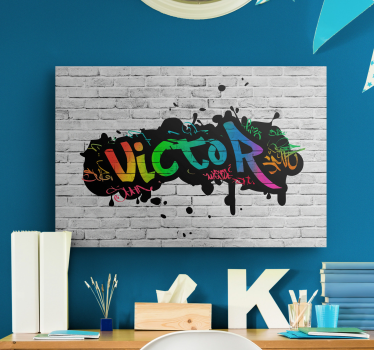 Quadro camera da letto nome personalizzato - TenStickers