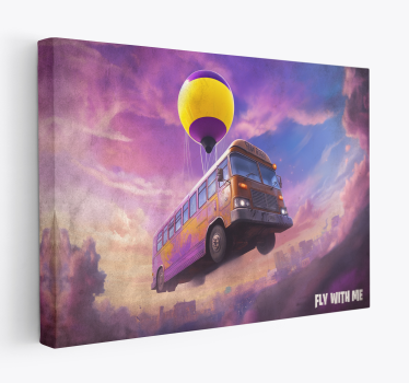 Quadro Videogioco Autobus Volante - TenStickers