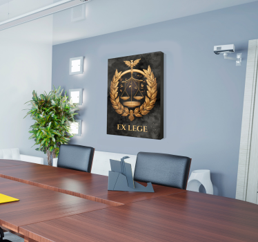 Quadro ufficio equilibrio di giustizia - TenStickers