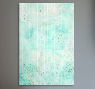 Quadro astratto consistenza morbida color acquamarina - TenStickers