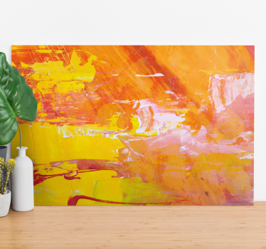 Quadro astratto flusso di colore vibrante - TenStickers