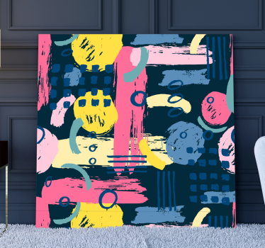 Quadro astratto forme organiche astratte - TenStickers