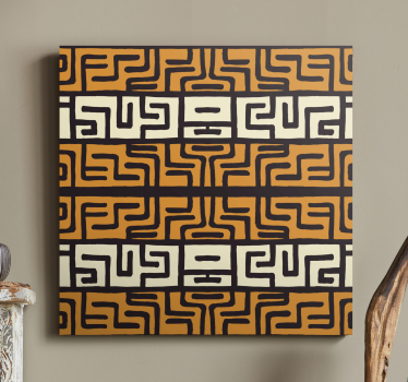 Quadro astratto Modello astratto in stile africano - TenStickers