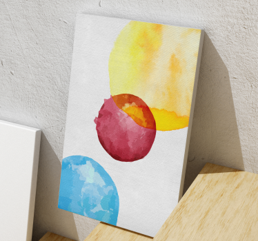 Quadro astratto sfere astratte colorate - TenStickers